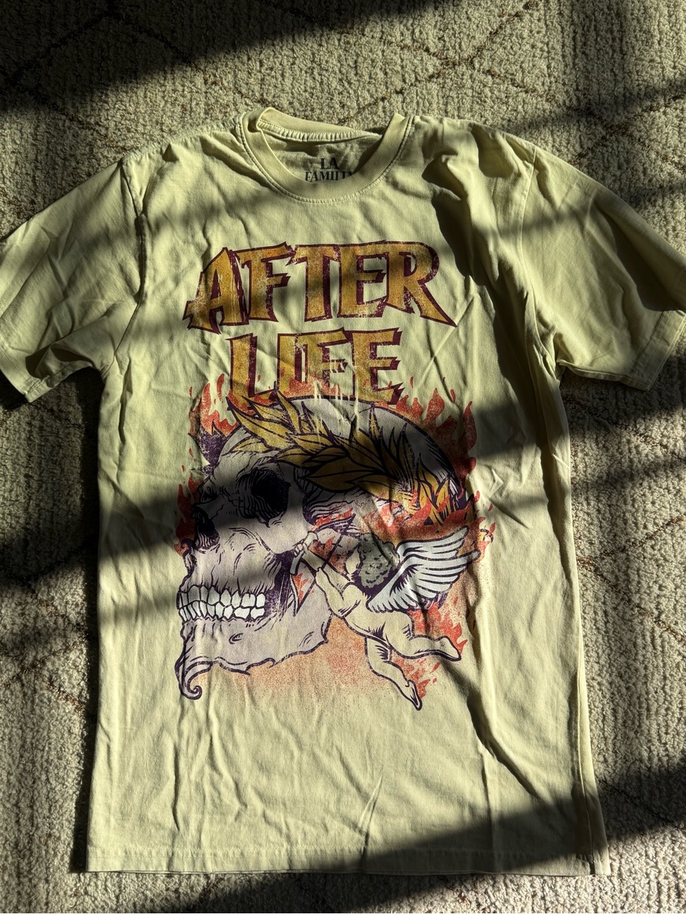 La Familia Forever After Life Skull Graphic T-Shirt Men’s Small New
